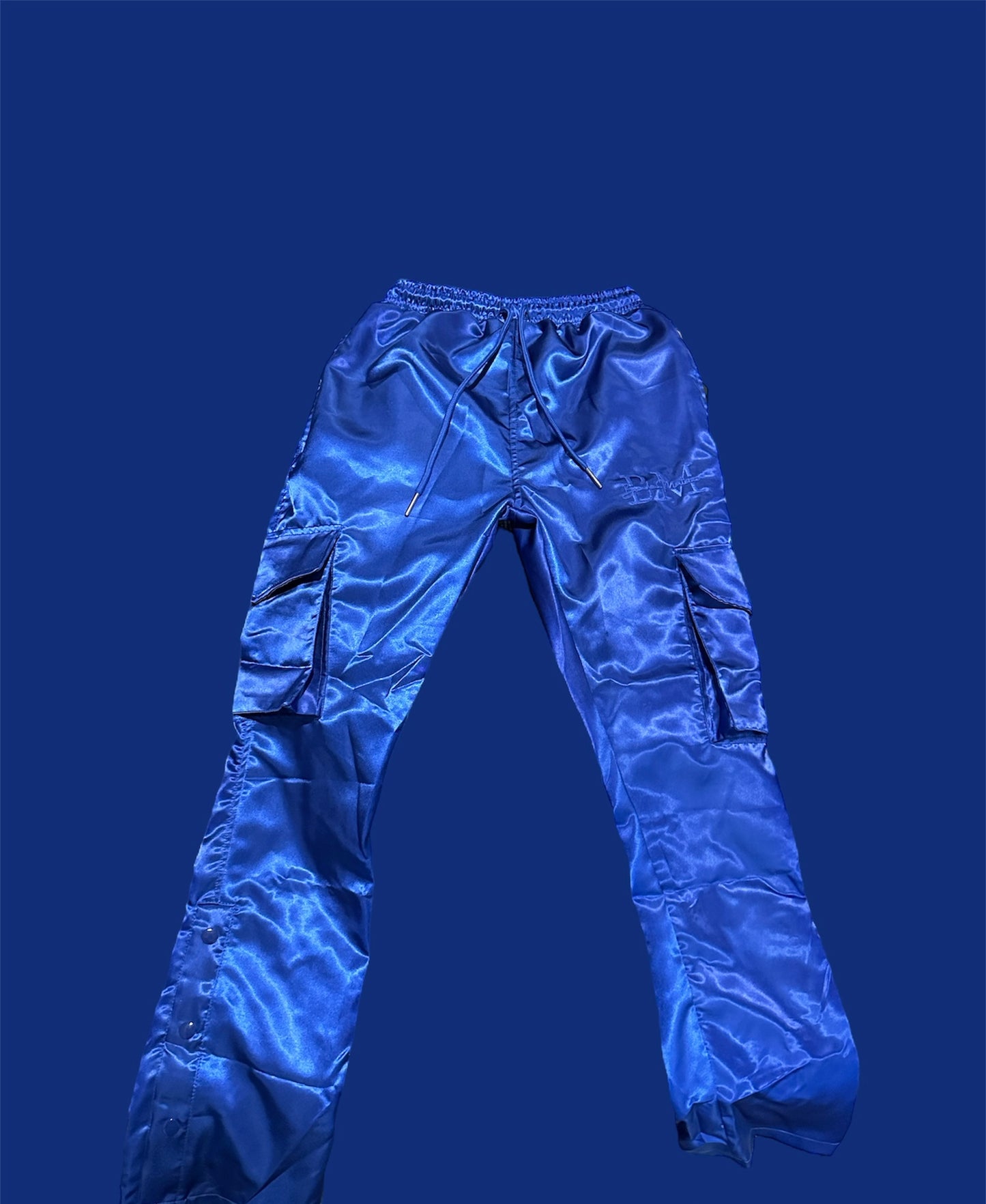 Satin Cargo Pants