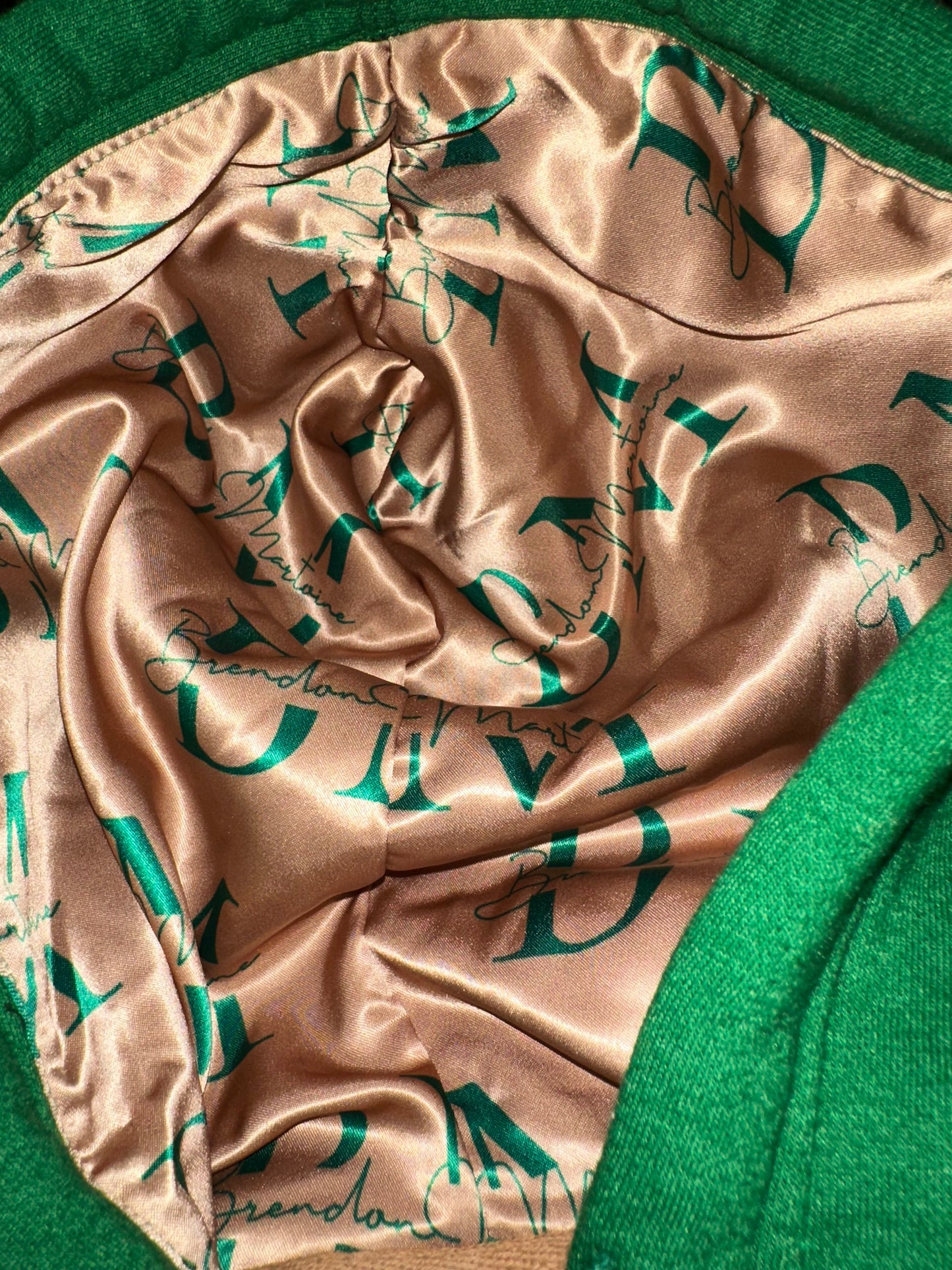 Green and Gold Hoodie