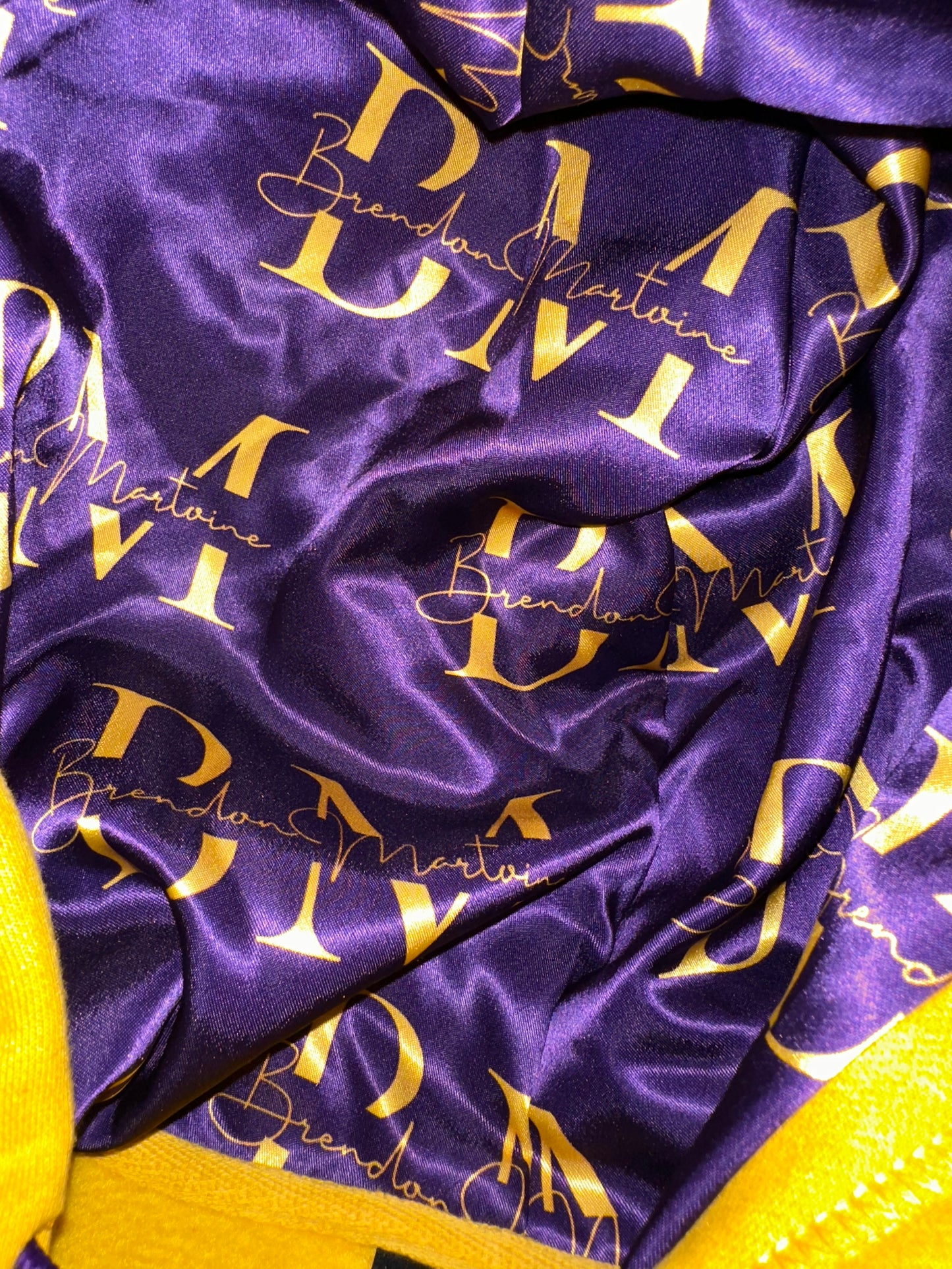 Yellow and Purple Hoodie