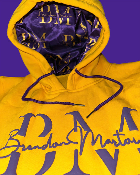 Yellow and Purple Hoodie